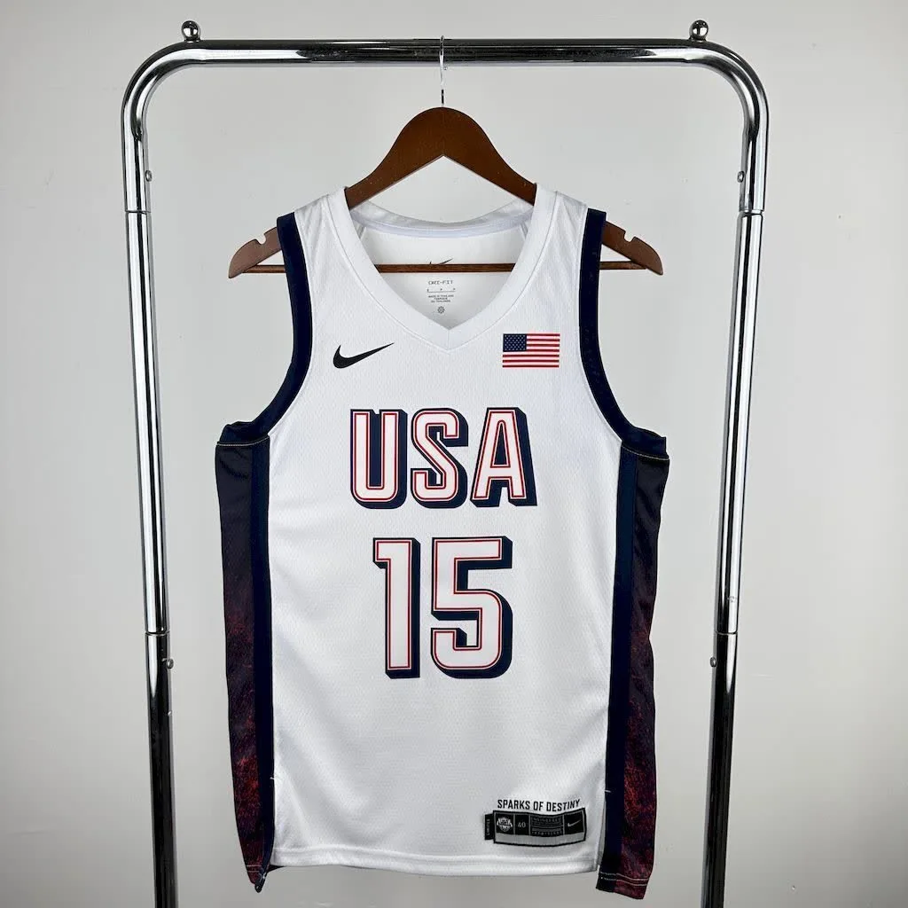 Olimpic USA 2024 BOOKER#15 Home Jersey, foto 1