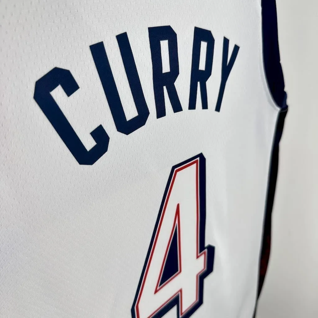Olimpic USA 2024 CURRY#4 Home Jersey, foto 2