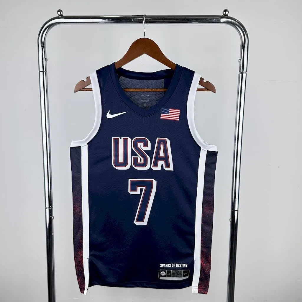 Olimpic USA 2024 DURANT#7 Away Jersey, foto 1