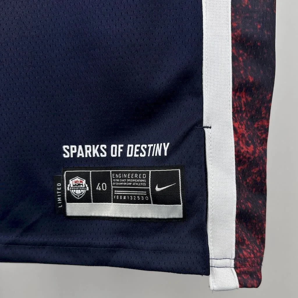Olimpic USA 2024 EDWARDS#5 Away Jersey, foto 4