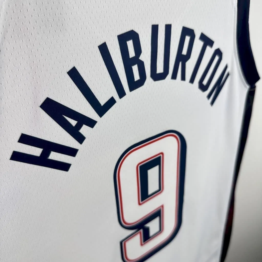 Olimpic USA 2024 HALIBURTON#9 Home Jersey, foto 3