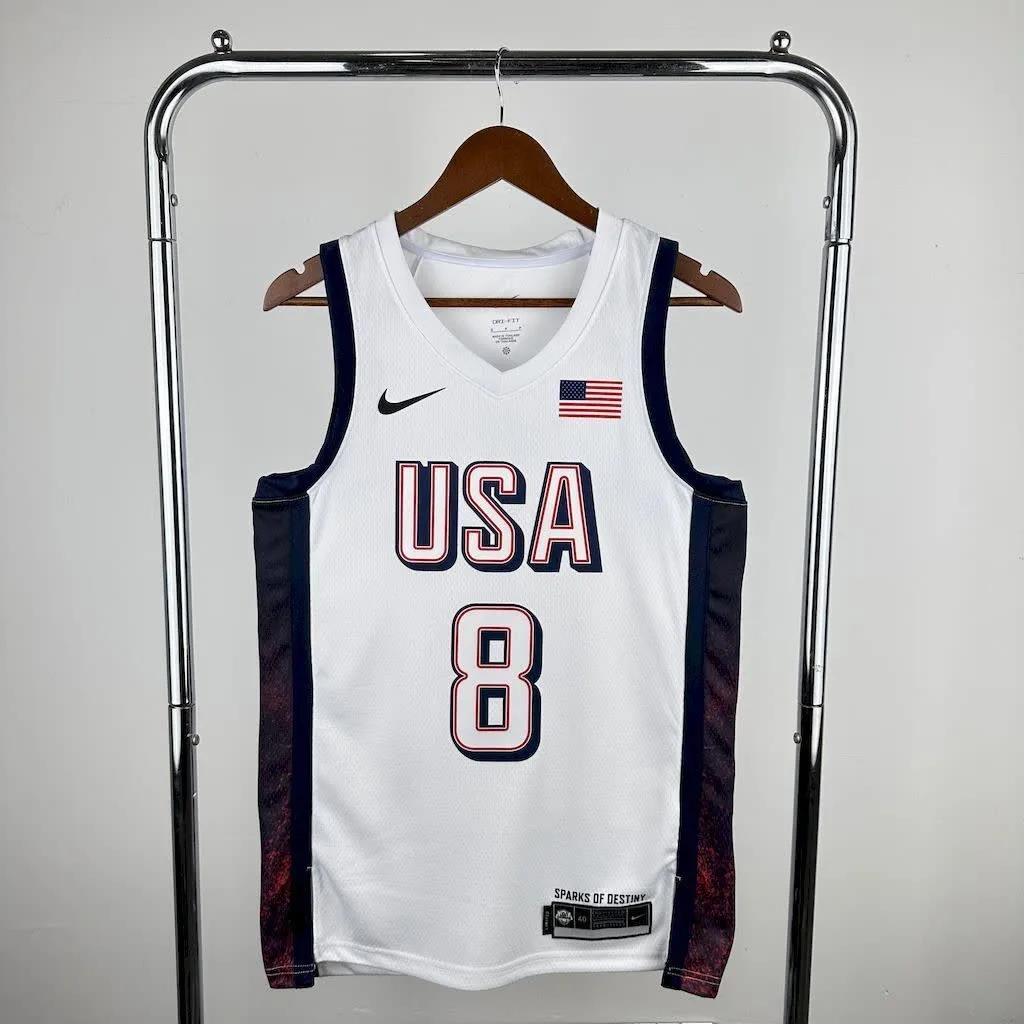 Olimpic USA 2024 LEONARD#8 Home Jersey, foto 1