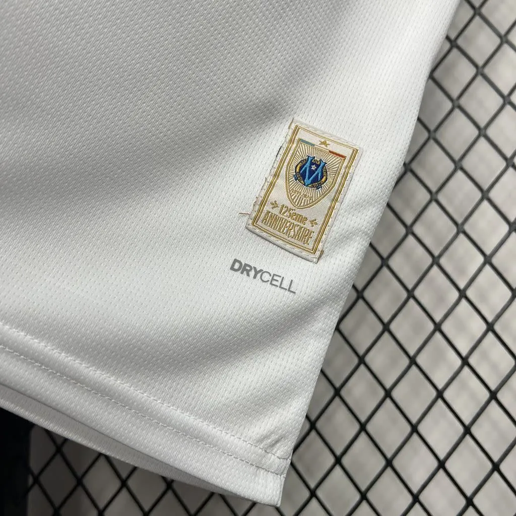Olympique de Marseille 125th Anniversary white Jersey, foto 5