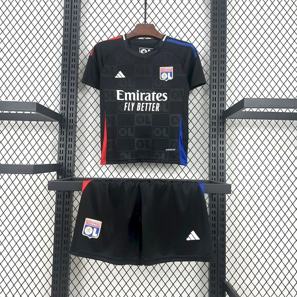 Olympique Lyonnais 2024/25 Away Kids Kit, foto 1