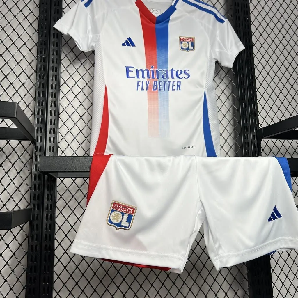 Olympique Lyonnais 2024/25 Home Kids Kit, foto 3