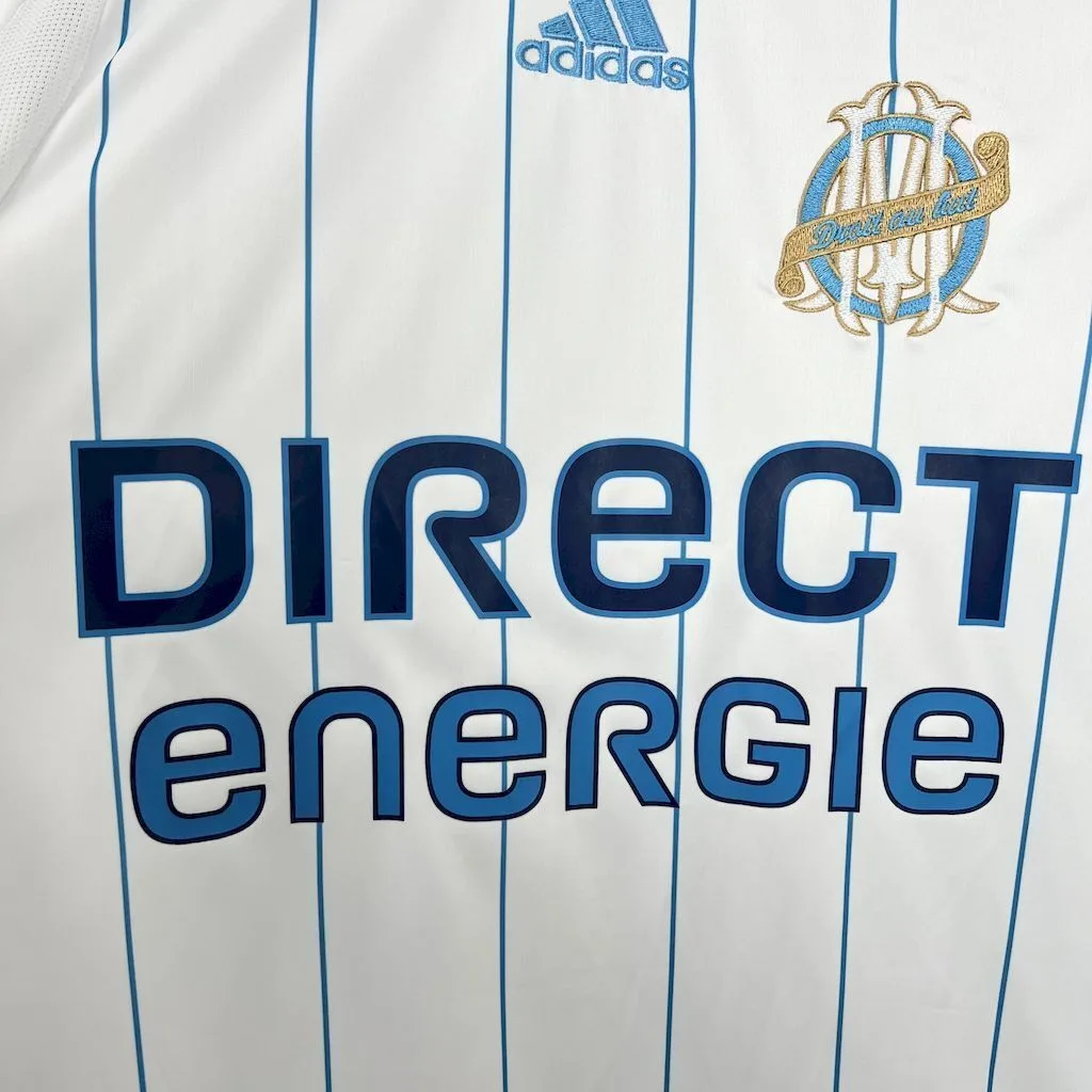 Olympique Marseille 2009/10 Home Retro Jersey, foto 6