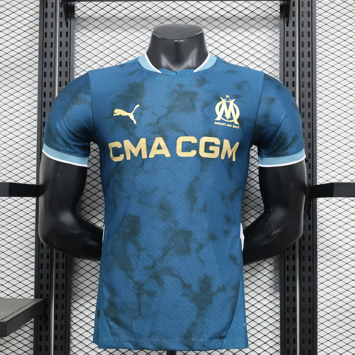 Olympique Marseille 2024/25 Away Jersey Player Version, foto 1