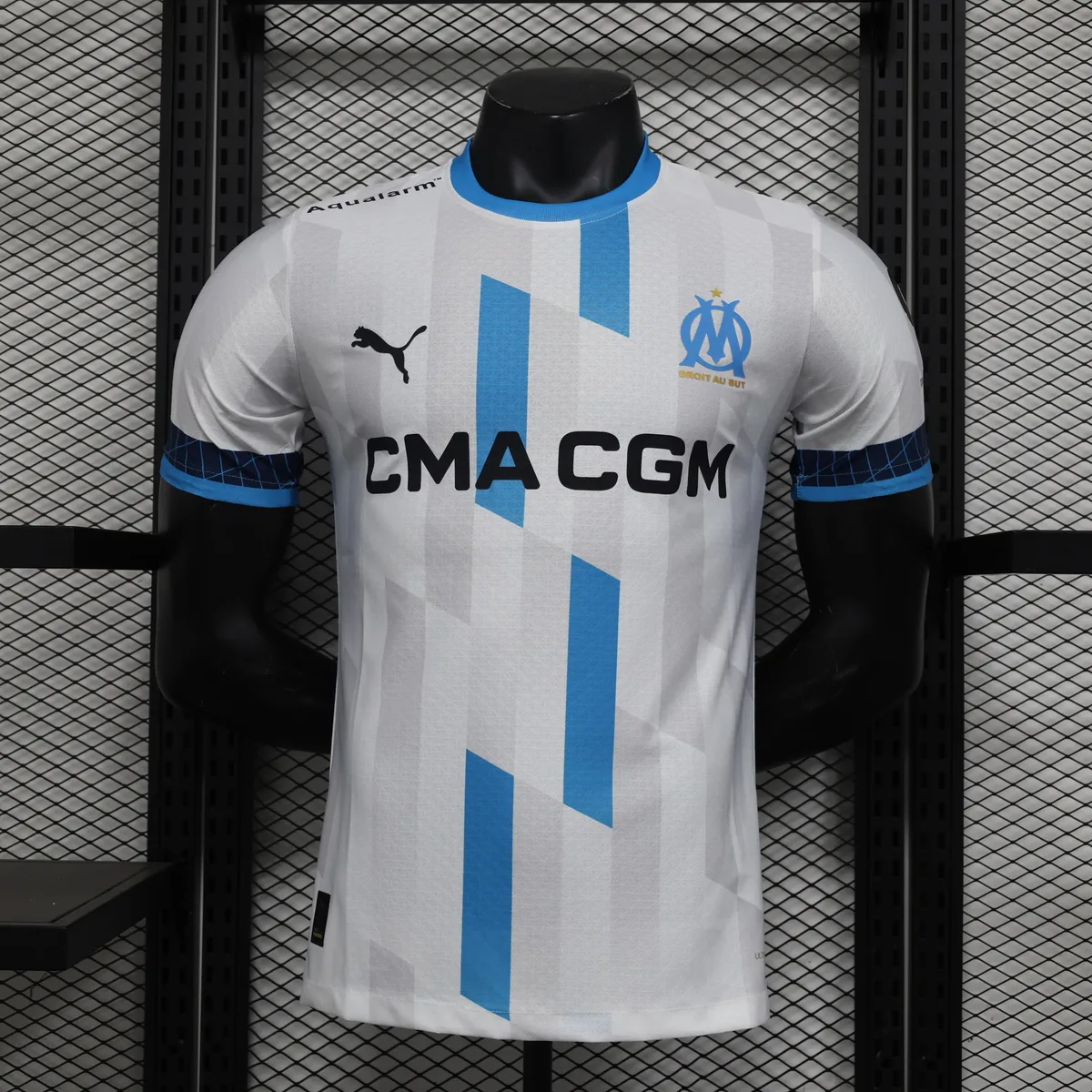 Olympique Marseille 2024/25 Home Jersey Player Version, foto 1