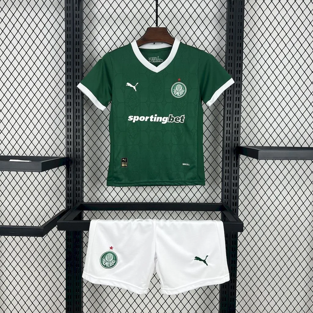 Palmeiras 2025/26 Home Kids Kit, foto 1