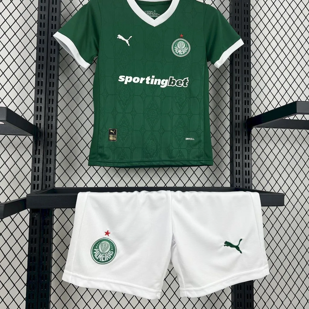 Palmeiras 2025/26 Home Kids Kit, foto 4