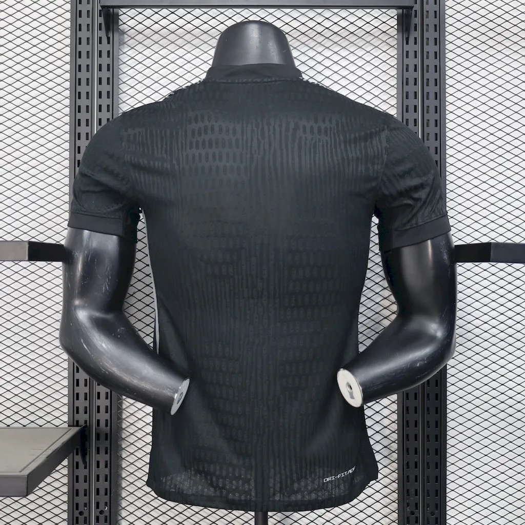 Paris Saint-Germain 2024/25 Black goalkeeper uniform Jersey Player Version, foto 3