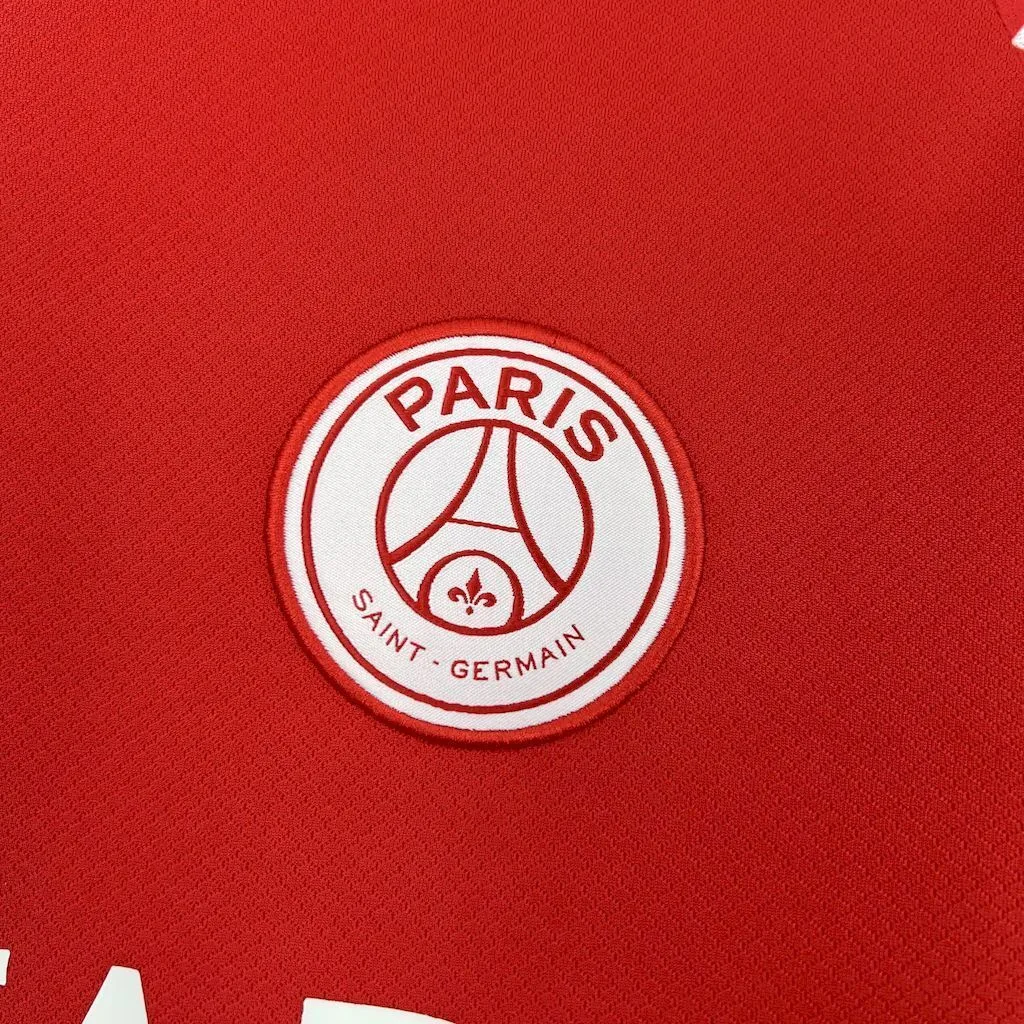 Paris Saint-Germain 2024/25 Fourth Away Red Jersey, foto 6