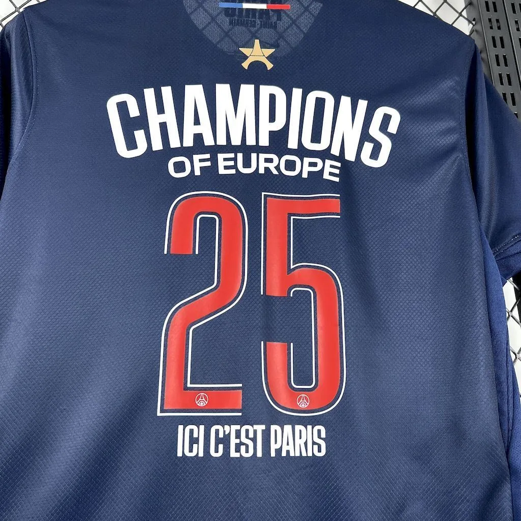 Paris Saint-Germain 2024/25 Home Champions League Winner Jersey, foto 2