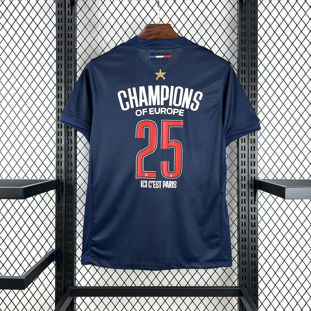 Paris Saint-Germain 2024/25 Home Champions League Winner Jersey, foto 3