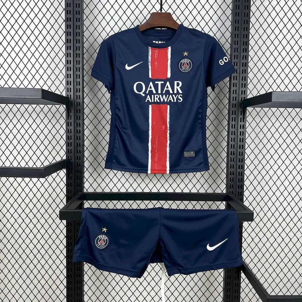 Paris Saint-Germain 2024/25 Home Kids Kit (with stars), foto 1