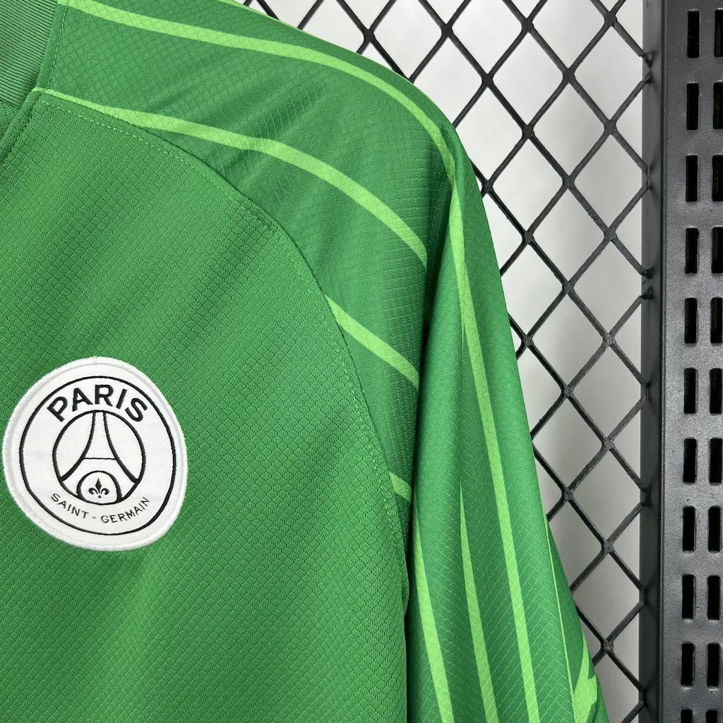 Paris Saint-Germain 2025/26 Green goalkeeper Long Sleeves Jersey, foto 3