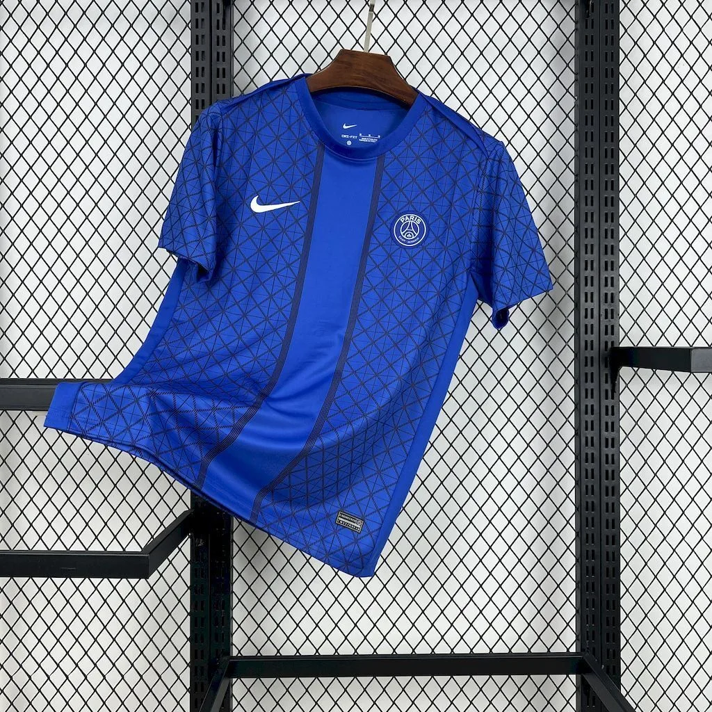 Paris Saint-Germain 2025/26 Pre-match training blue Jersey, foto 1