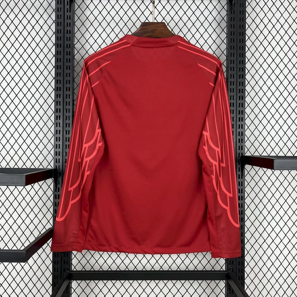 Paris Saint-Germain 2025/26 Red goalkeeper Long Sleeves Jersey, foto 2