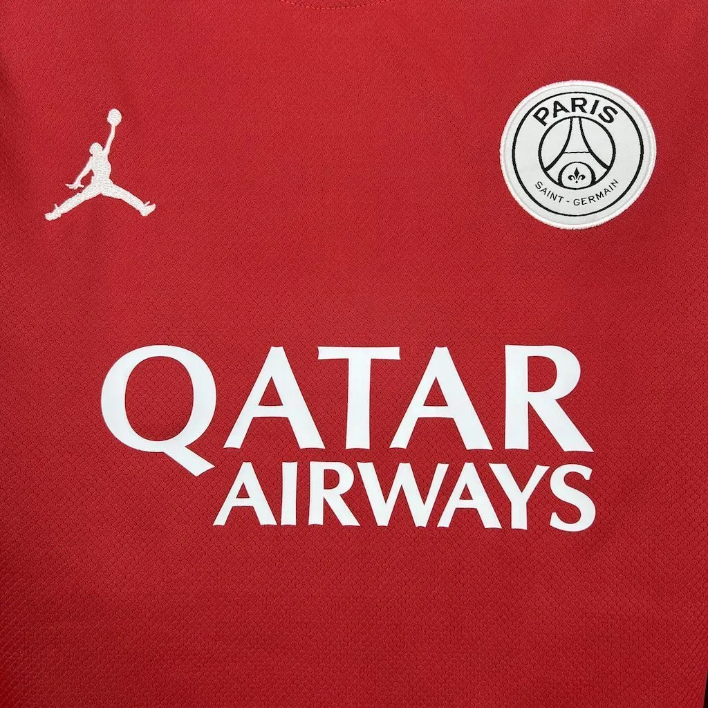 Paris Saint-Germain 2025/26 Red goalkeeper Long Sleeves Jersey, foto 5