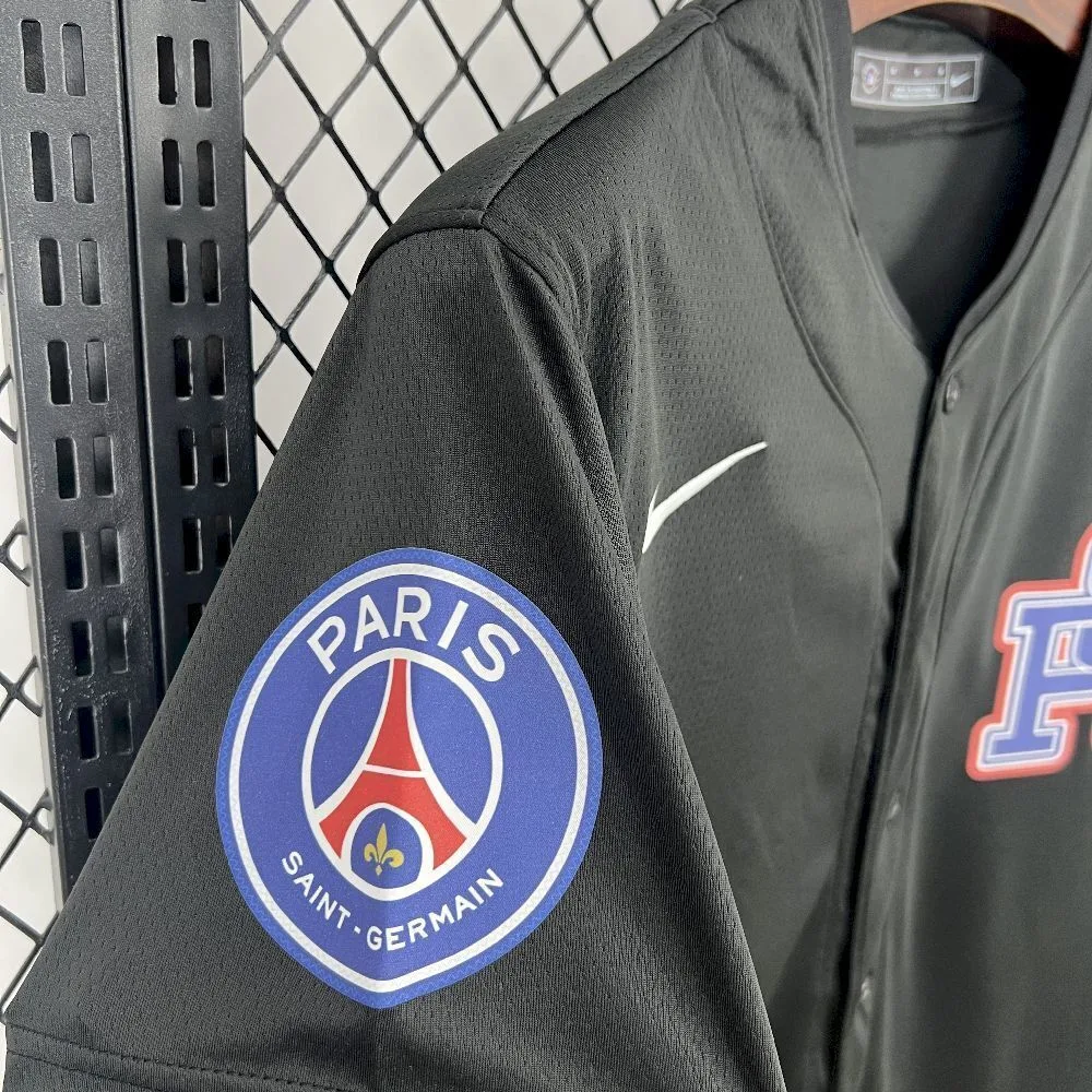 Paris Saint-Germain 2025/26 US Pack Black Jersey, foto 4