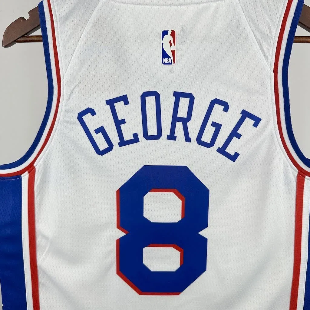 Philadelphia 76ers 2023/24 GEDRGE#8 Home Jersey, foto 2