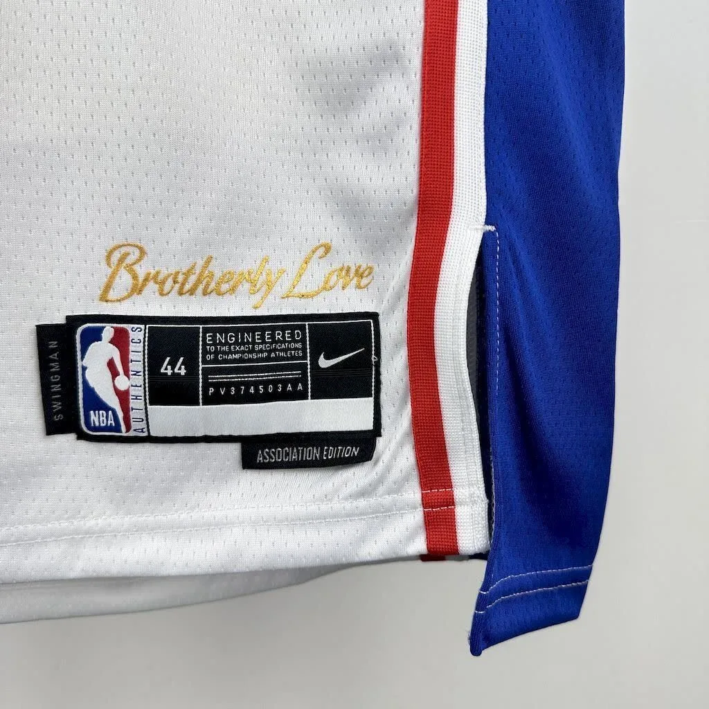 Philadelphia 76ers 2023/24 GEDRGE#8 Home Jersey, foto 5