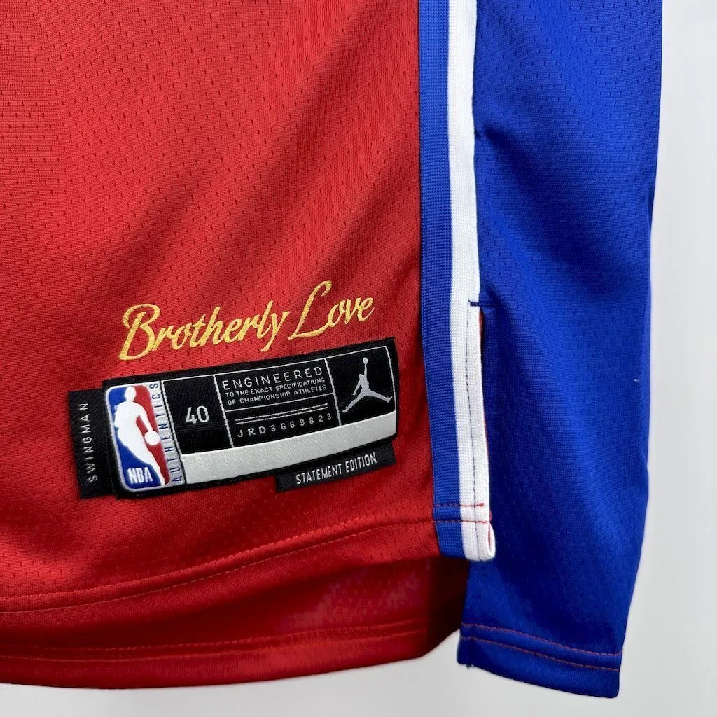 Philadelphia 76ers 2023/24 GEDRGE#8 Jordan Jersey, foto 4