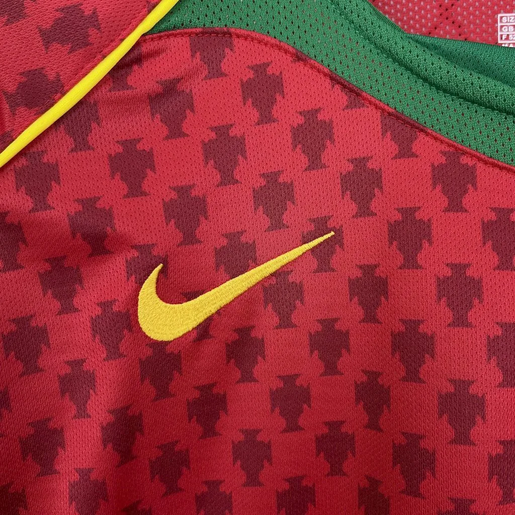 Portugal 2004 Home Retro Jersey, foto 6