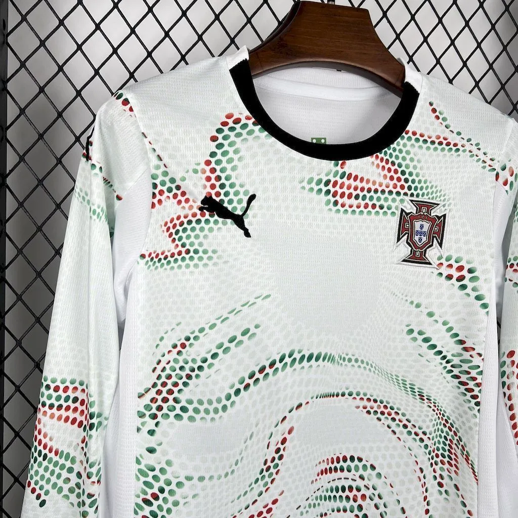 Portugal 2025/26 Away Long Sleeves Kids Kit, foto 5