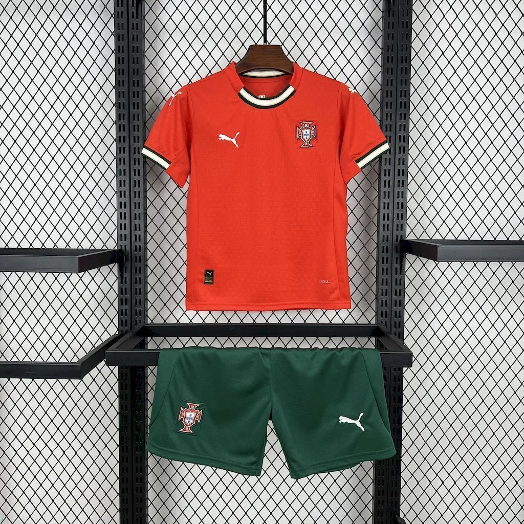 Portugal 2025/26 Home Kids Kit, foto 1