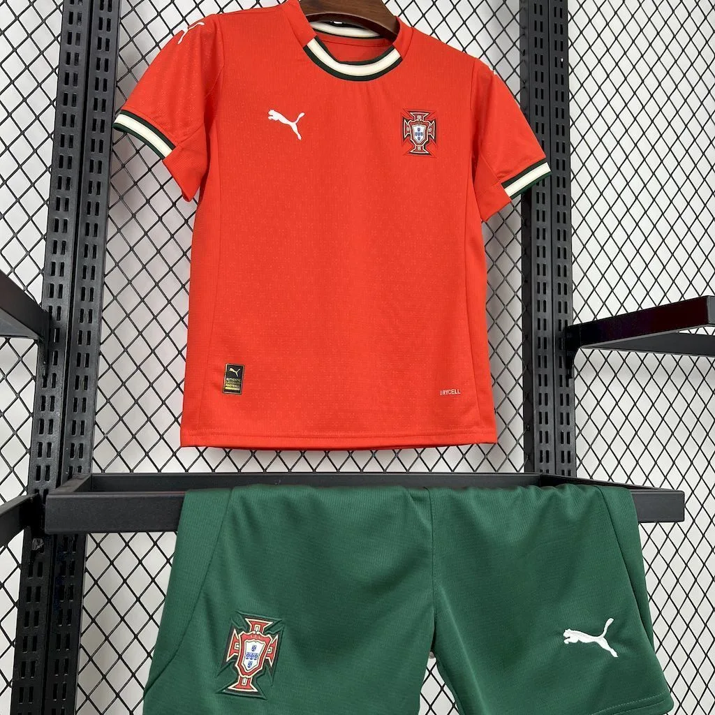 Portugal 2025/26 Home Kids Kit, foto 4