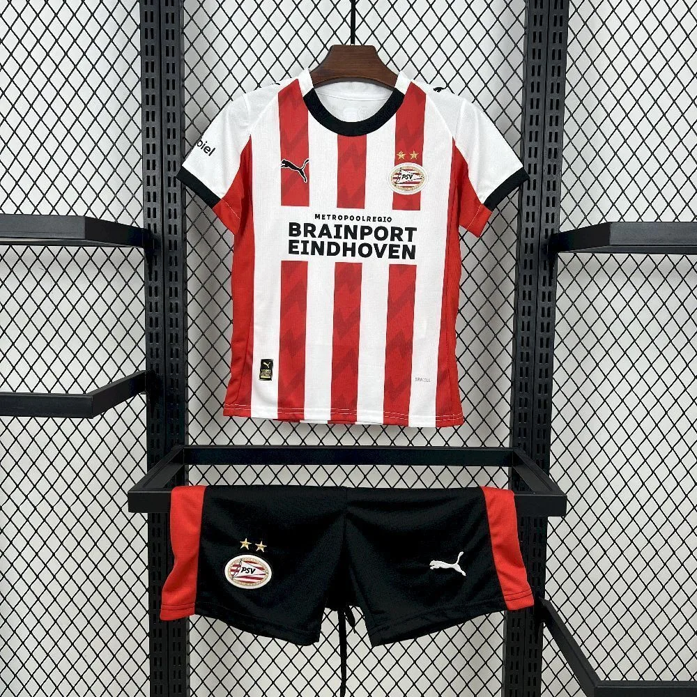 PSV Eindhoven 2025/26 Home Kids Kit, foto 1