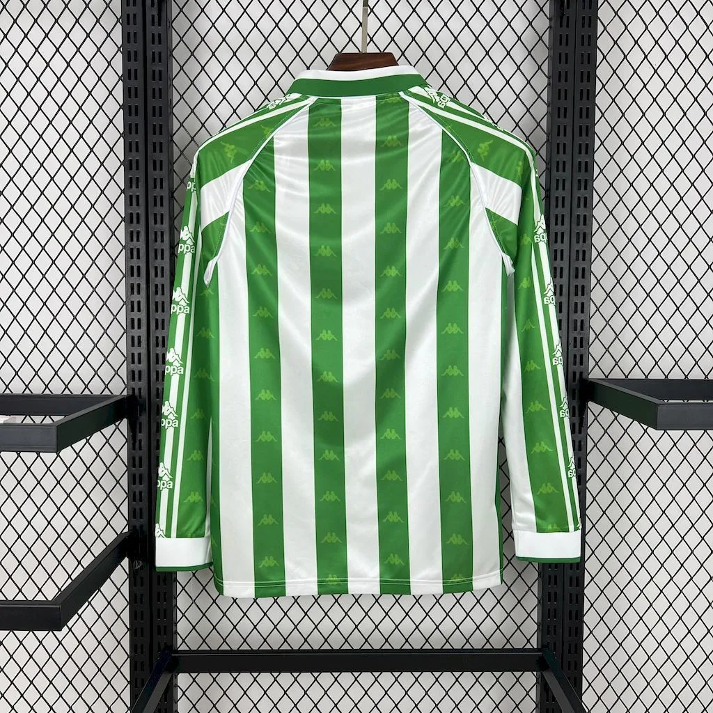 Real Betis 1995/97 Home Long Sleeves Retro Jersey, foto 2