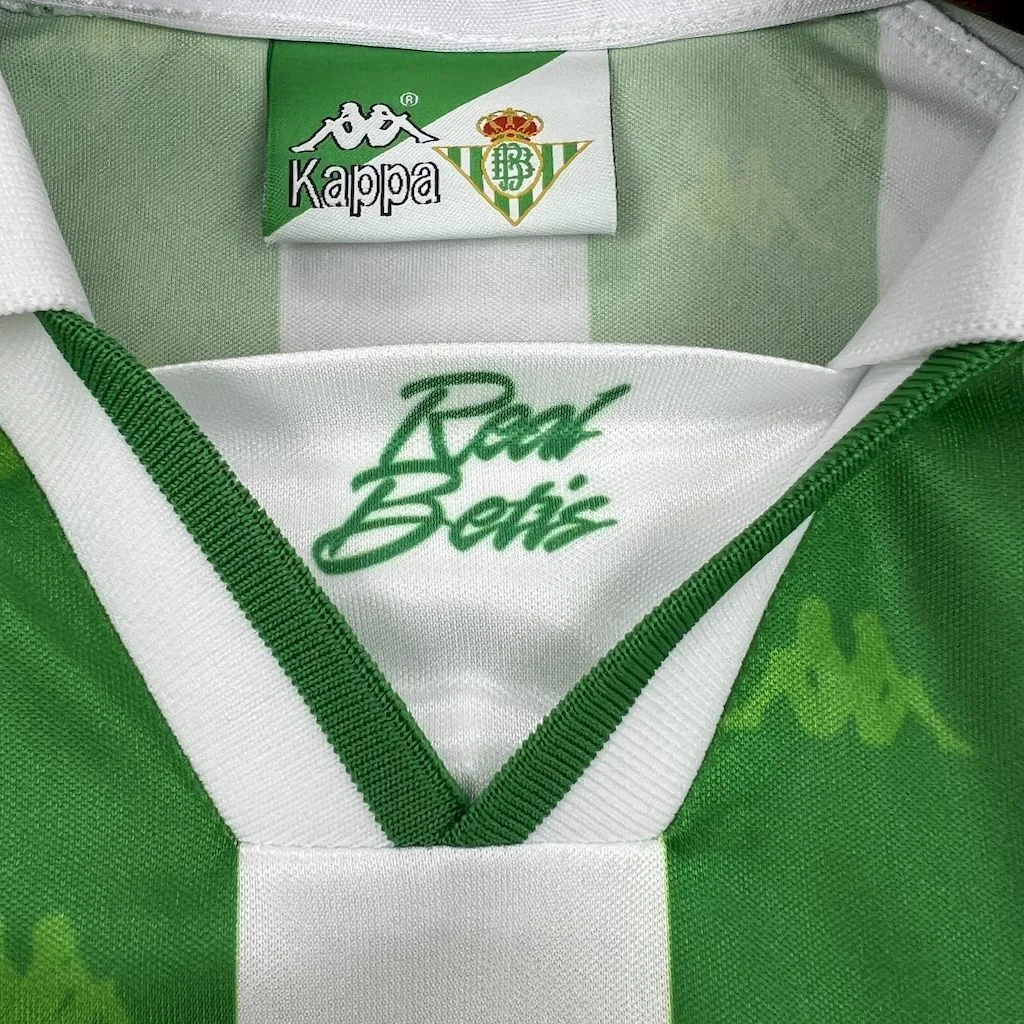 Real Betis 1995/97 Home Long Sleeves Retro Jersey, foto 5