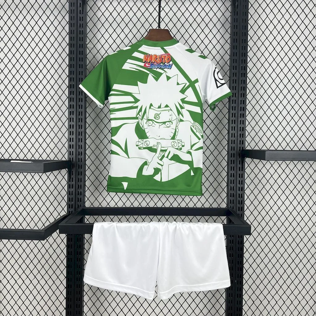 Real Betis 2025/26 Hummel x Limited-edition Naruto Kids Kit, foto 2