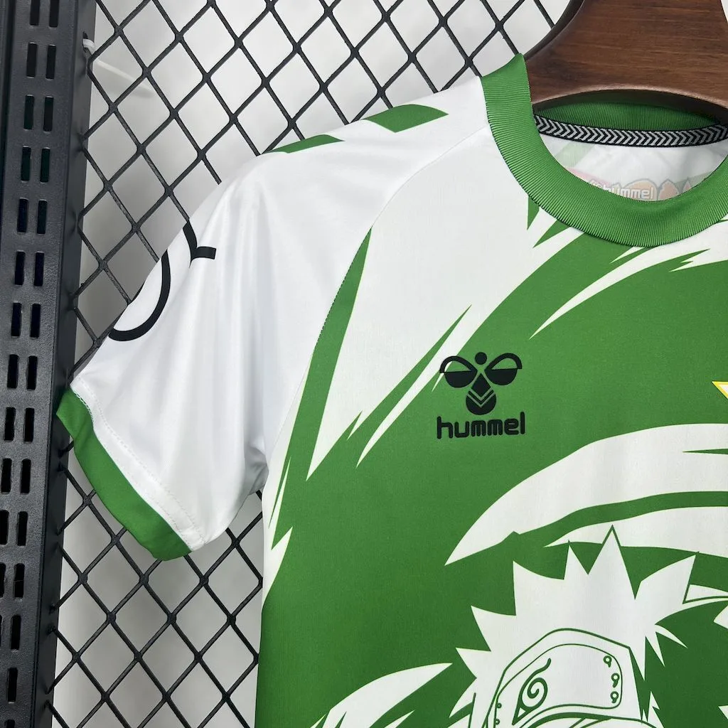 Real Betis 2025/26 Hummel x Limited-edition Naruto Kids Kit, foto 6