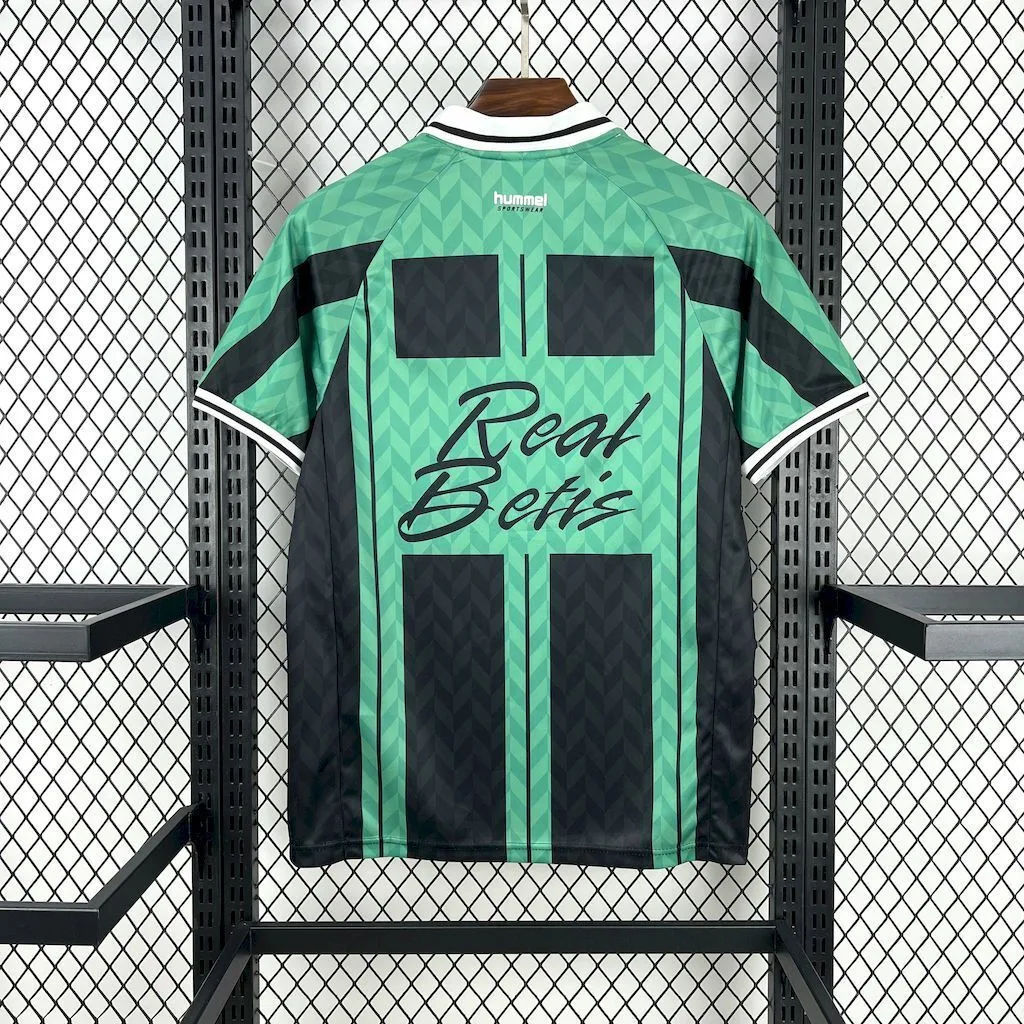 Real Betis 2025/26 Oversize NegraVerde Retro Jersey, foto 2