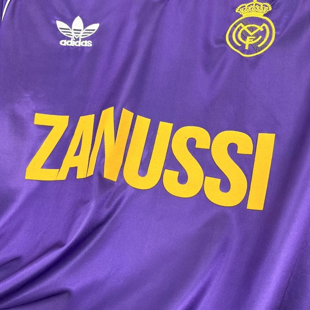 Real Madrid 1984/85 Third Long Sleeves Retro Jersey, foto 3