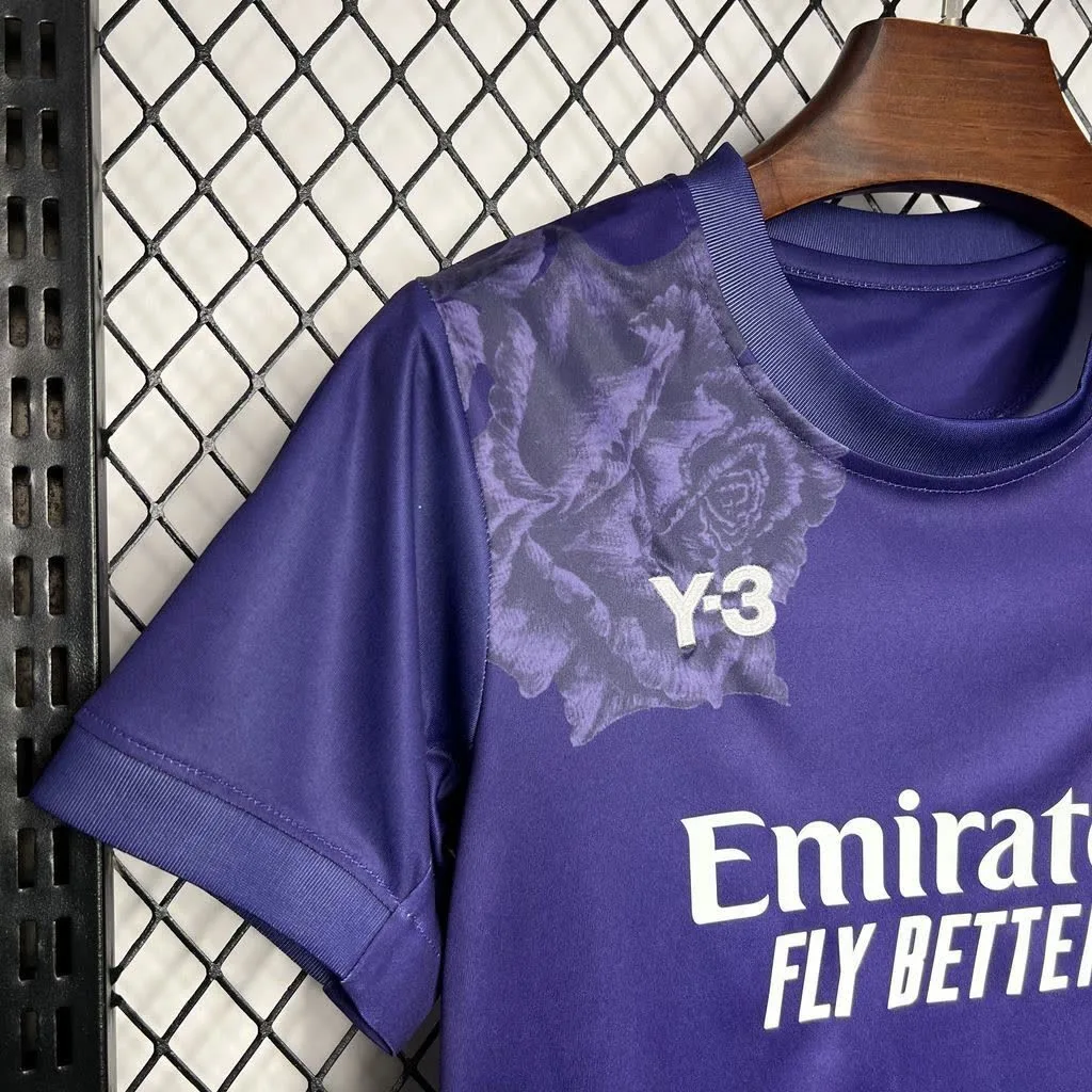 Real Madrid 2024/25 Y3 Rose Special Edition Purple Kids Kit, foto 5