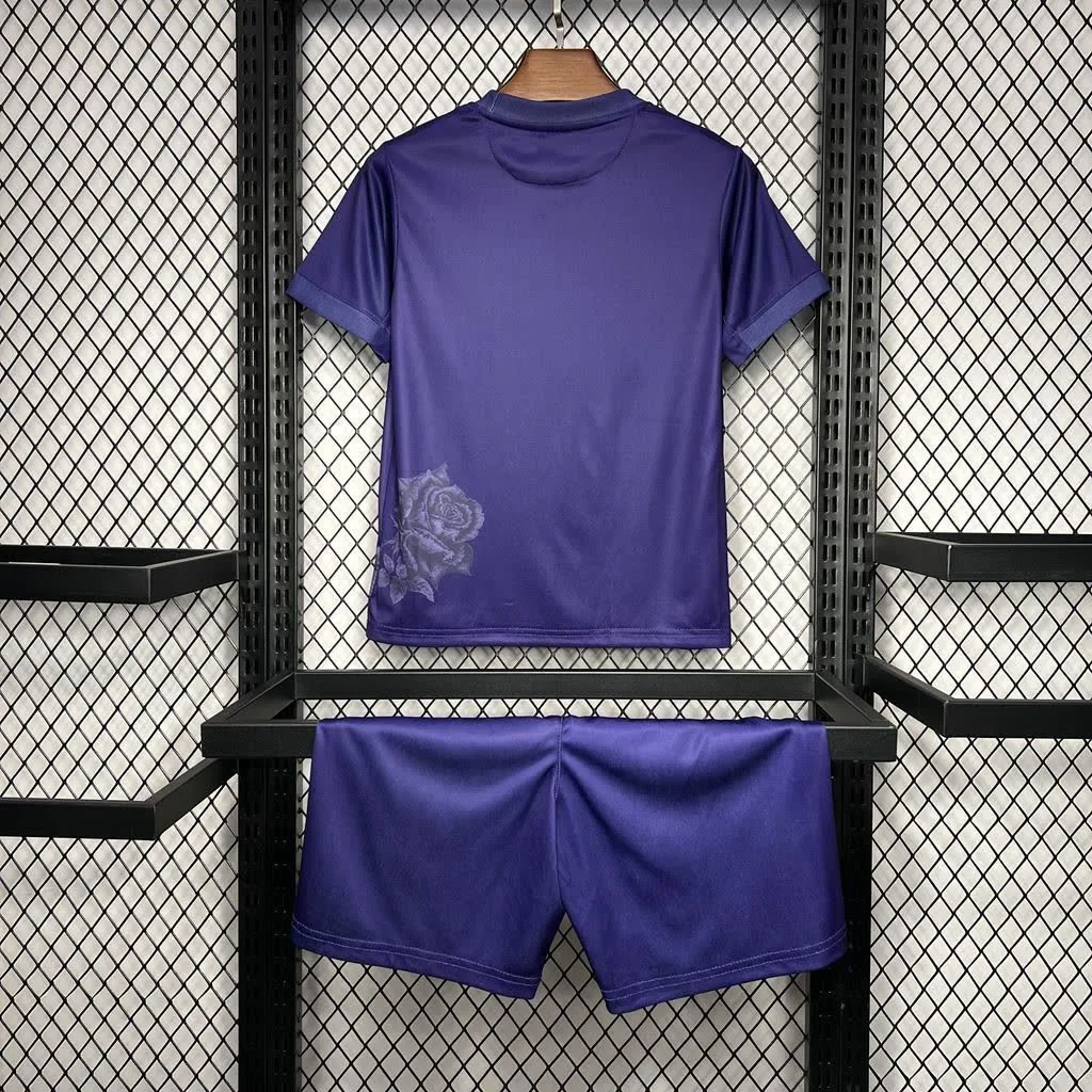 Real Madrid 2024/25 Y3 Rose Special Edition Purple Kids Kit, foto 6