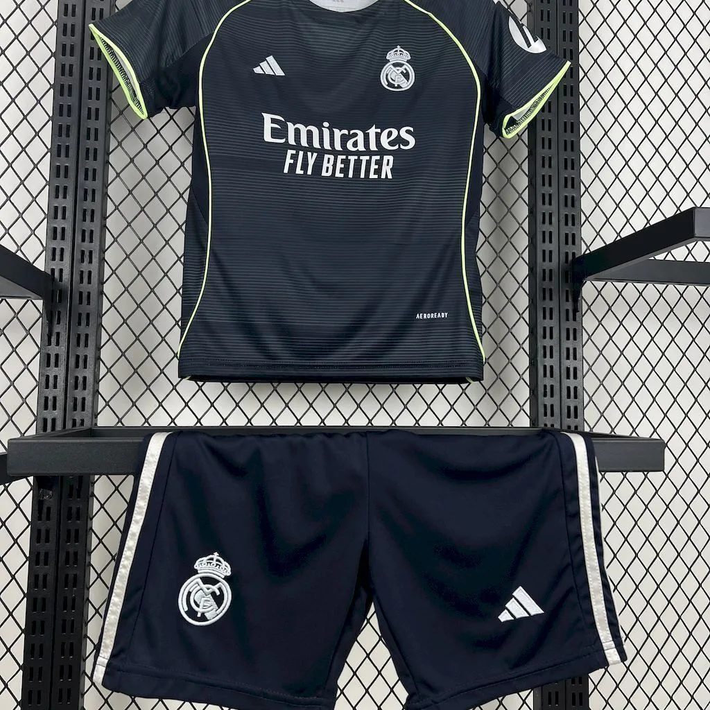 Real Madrid 2025/26 Away Kids Kit, foto 3