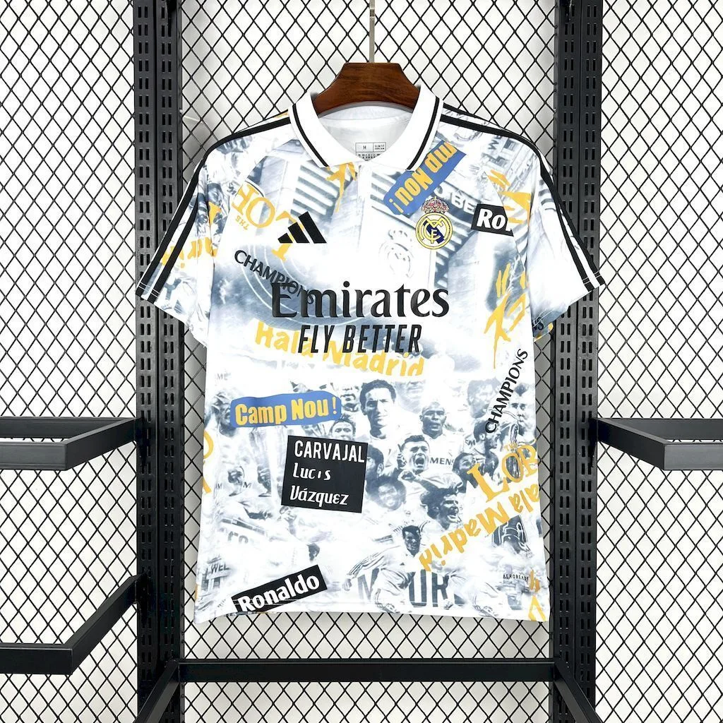 Real Madrid 2025/26 Glory Graffiti Board Jersey, foto 3