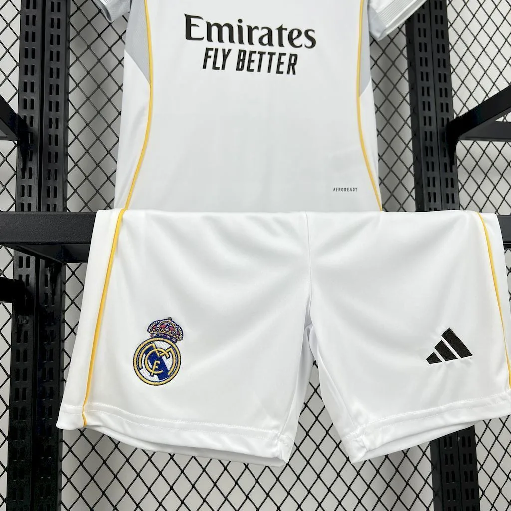 Real Madrid 2025/26 Home Kids Kit, foto 3
