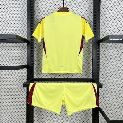 Real Madrid 2025/26 Yellow Goalkeeper Kids Kit, foto 3