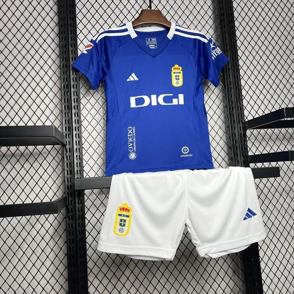 Real Oviedo 2024/25 Home Kids Kit, foto 3