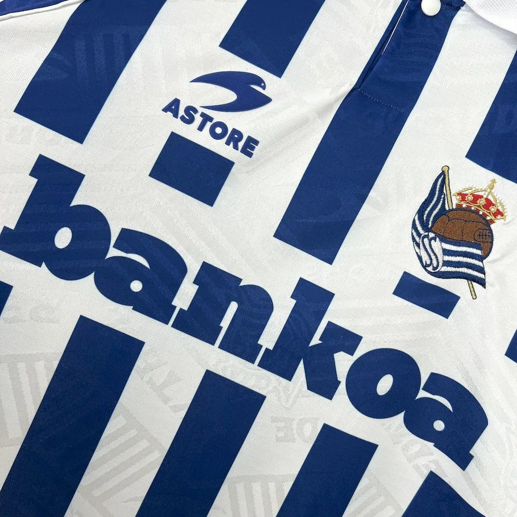 Real Sociedad 1994/95 Home Retro Jersey, foto 5
