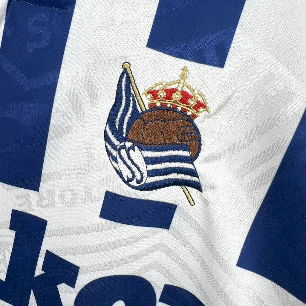 Real Sociedad 1994/95 Home Retro Jersey, foto 6