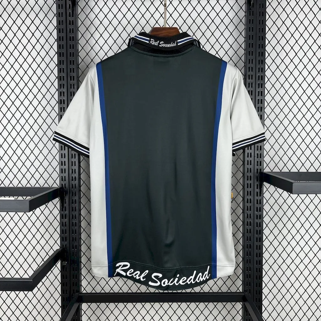 Real Sociedad 2000/02 Away Retro Jersey, foto 2