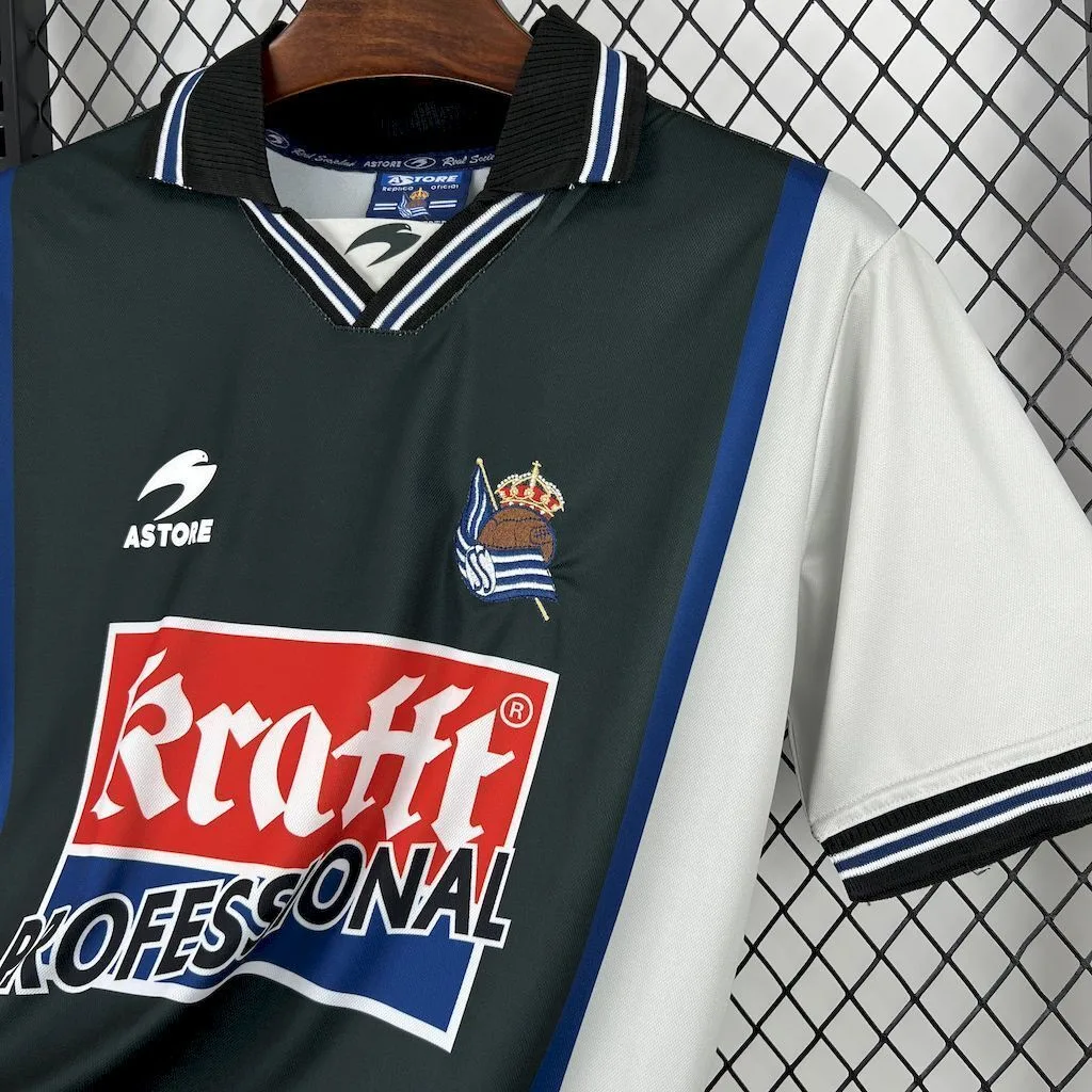 Real Sociedad 2000/02 Away Retro Jersey, foto 5