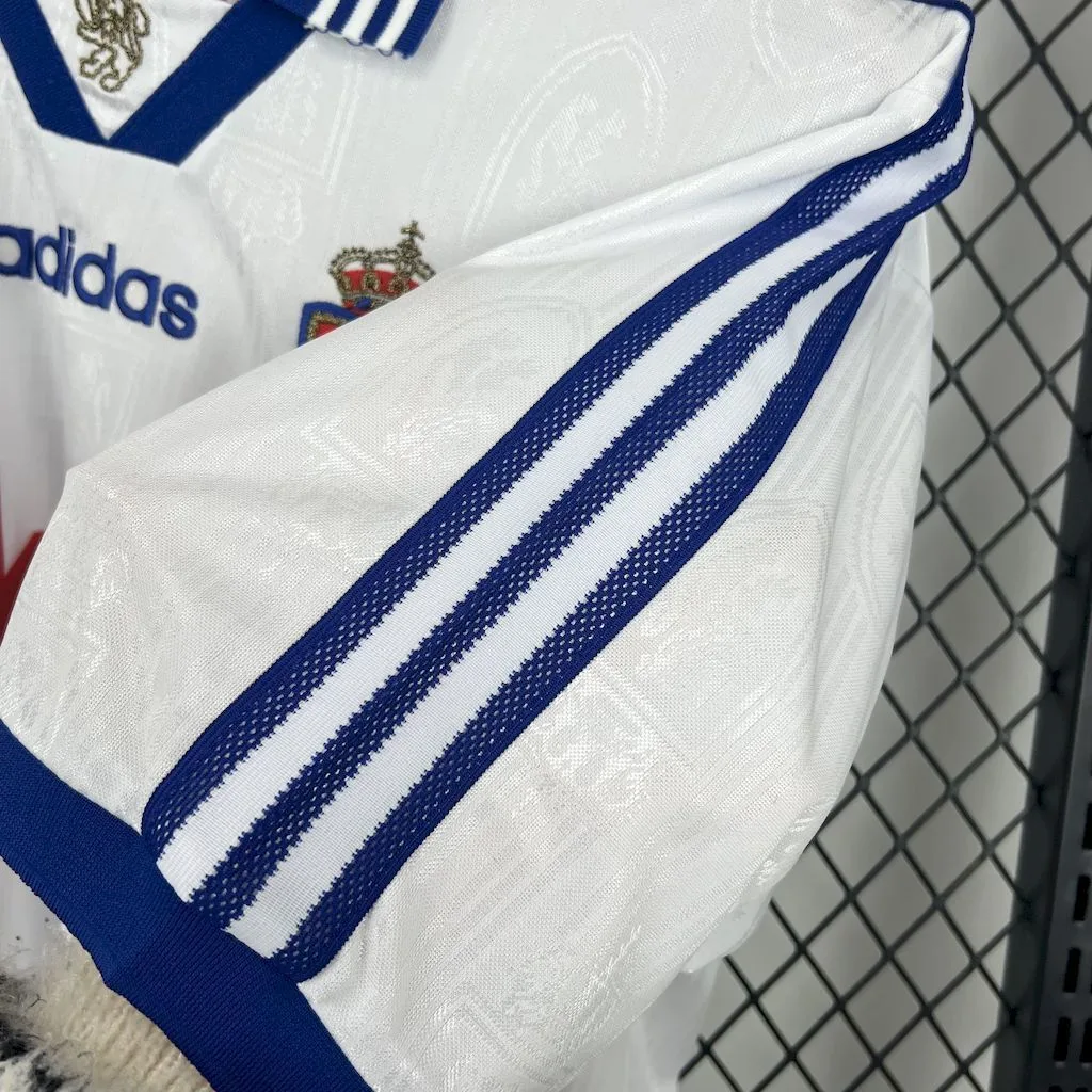 Real Zaragoza 1997/98 Home Retro Jersey, foto 4